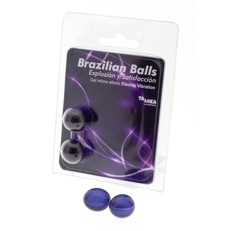 La marca TALOKA nos facilita esta imagen de su producto TALOKA - BRAZILIAN BALLS GEL EXCITANTE EFECTO VIBRACIÓN ELÉCTRICA 2 BOLAS para nuestro catálogo.