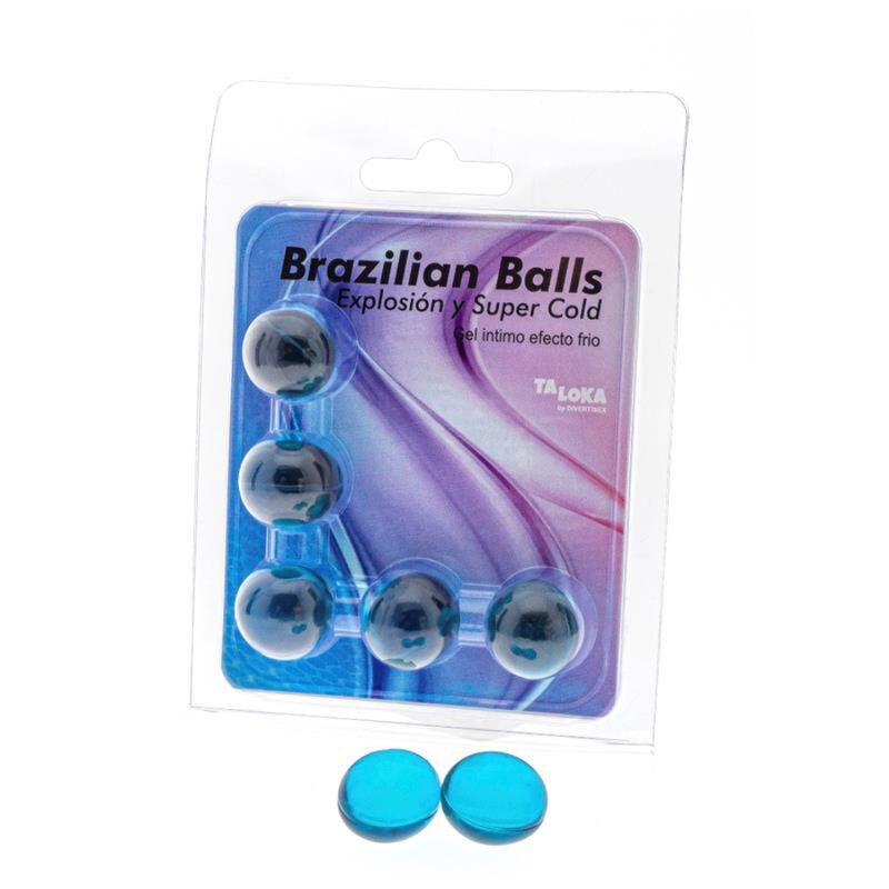 La marca TALOKA nos facilita esta imagen de su producto TALOKA - BRAZILIAN BALLS GEL EXCITANTE EFECTO FRÍO 5 BOLAS para nuestro catálogo.