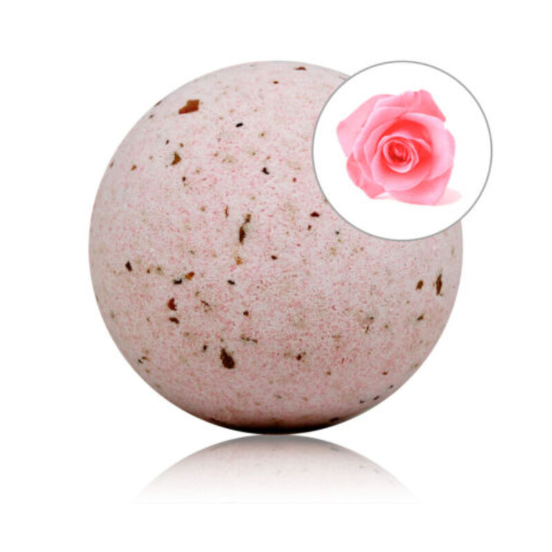 La marca TALOKA nos facilita esta imagen de su producto TALOKA - BOMBA DE BAÑO CON AROMA ROSAS Y PÉTALOS DE ROSA para nuestro catálogo.