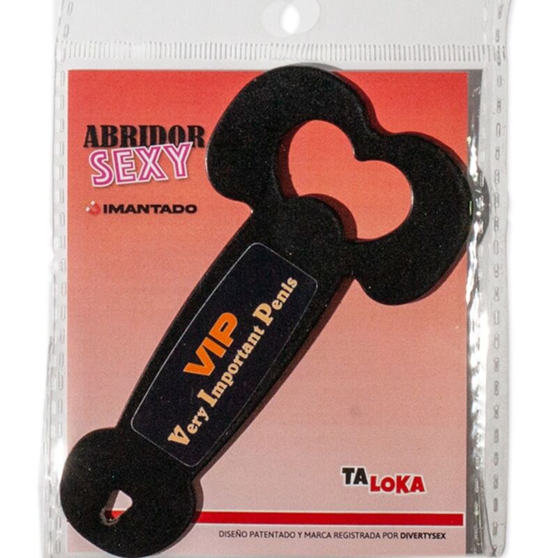 La marca TALOKA nos facilita esta imagen de su producto TALOKA - ABRIDOR METAL PITO VIP VERY IMPORTANT PENIS para nuestro catálogo.