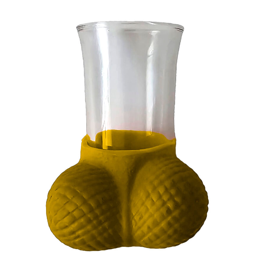 La marca DIABLO PICANTE nos facilita esta imagen de su producto DIABLO PICANTE - VASO DE CHUPITOS DORADO para nuestro catálogo.