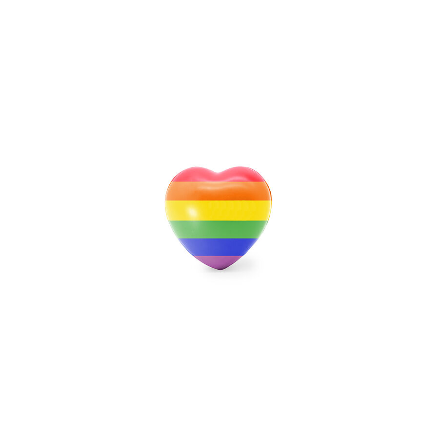 La marca PRIDE nos facilita esta imagen de su producto PRIDE - CORAZÓN LGTB ANTI-ESTRÉS para nuestro catálogo.