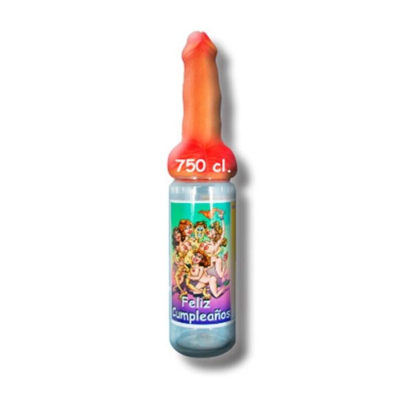 La marca DIABLO PICANTE nos facilita esta imagen de su producto DIABLO PICANTE - BIBERÓN PENE CUMPLEAÑOS CARNE 750 ML para nuestro catálogo.