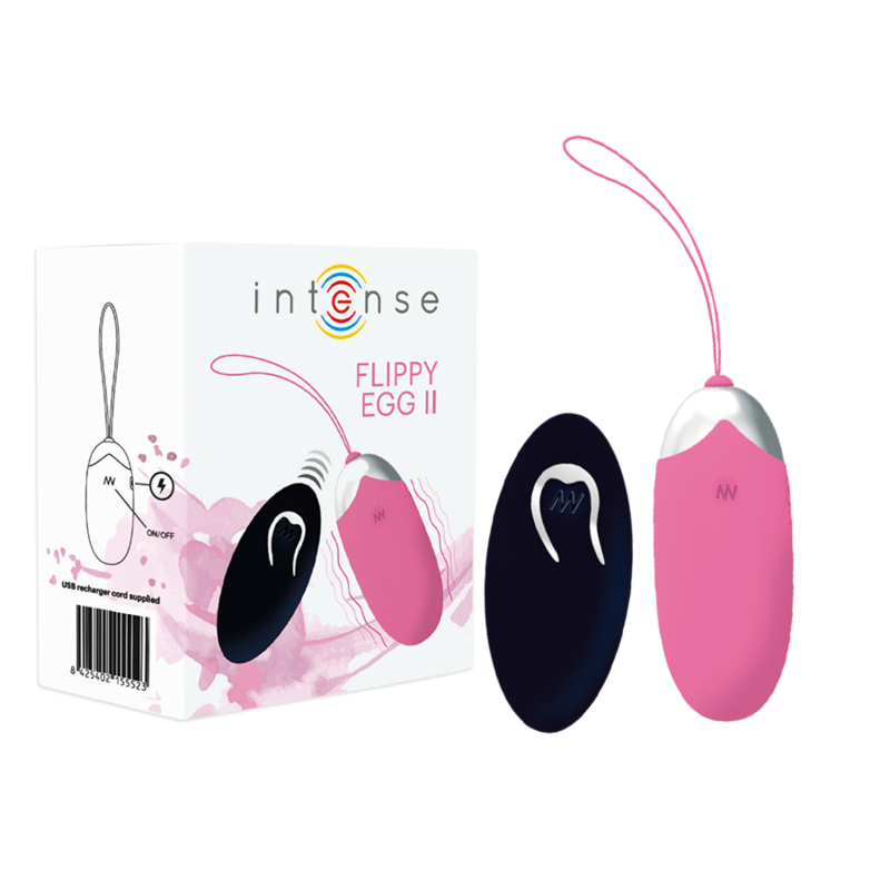 La marca INTENSE COUPLES TOYS nos facilita esta imagen de su producto INTENSE - FLIPPY II HUEVO RECARGABLE REMOTO ROSA para nuestro catálogo.