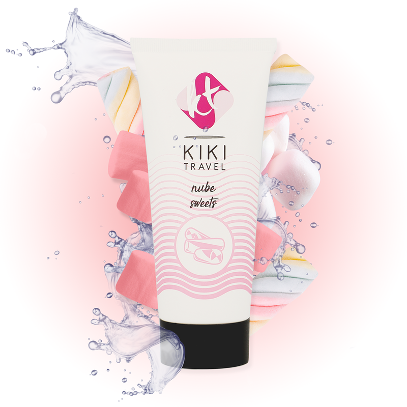 La marca KIKÍ TRAVEL nos facilita esta imagen de su producto KIKÍ TRAVEL - LUBRICANTE SABOR A NUBE 50 ML para nuestro catálogo.