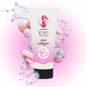 La marca KIKÍ TRAVEL nos facilita esta imagen de su producto KIKÍ TRAVEL - LUBRICANTE SABOR A CHICLE 50 ML para nuestro catálogo.