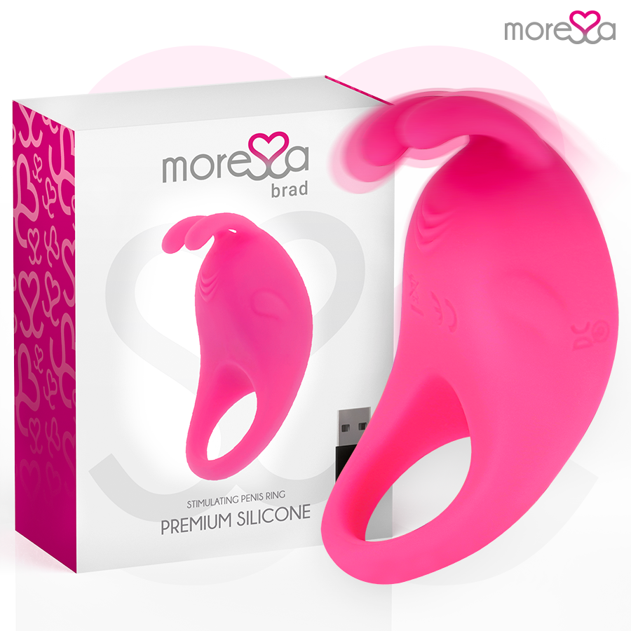 La marca MORESSA nos facilita esta imagen de su producto MORESSA - BRAD PREMIUM SILICONE RECARGABLE ROSA para nuestro catálogo.