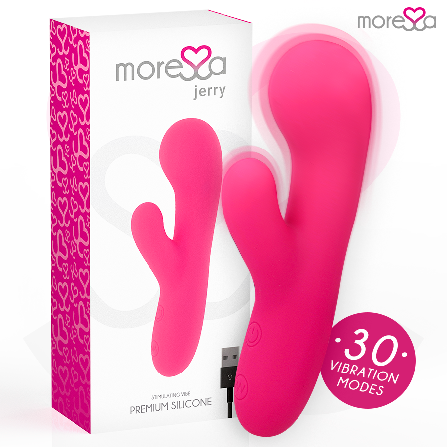 La marca MORESSA nos facilita esta imagen de su producto MORESSA - JERRY CLIP VIBRADOR PUNTO G Y CLITORIS PREMIUM SILICONE RECARGABLE para nuestro catálogo.