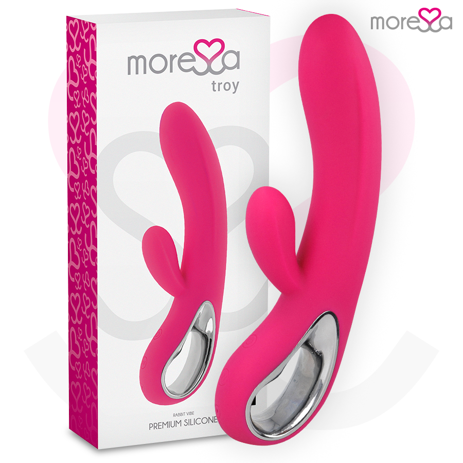 La marca MORESSA nos facilita esta imagen de su producto MORESSA - TROY MASAJEADOR PUNTO G Y CLITORIS PREMIUM SILICONE RECARGABLE para nuestro catálogo.