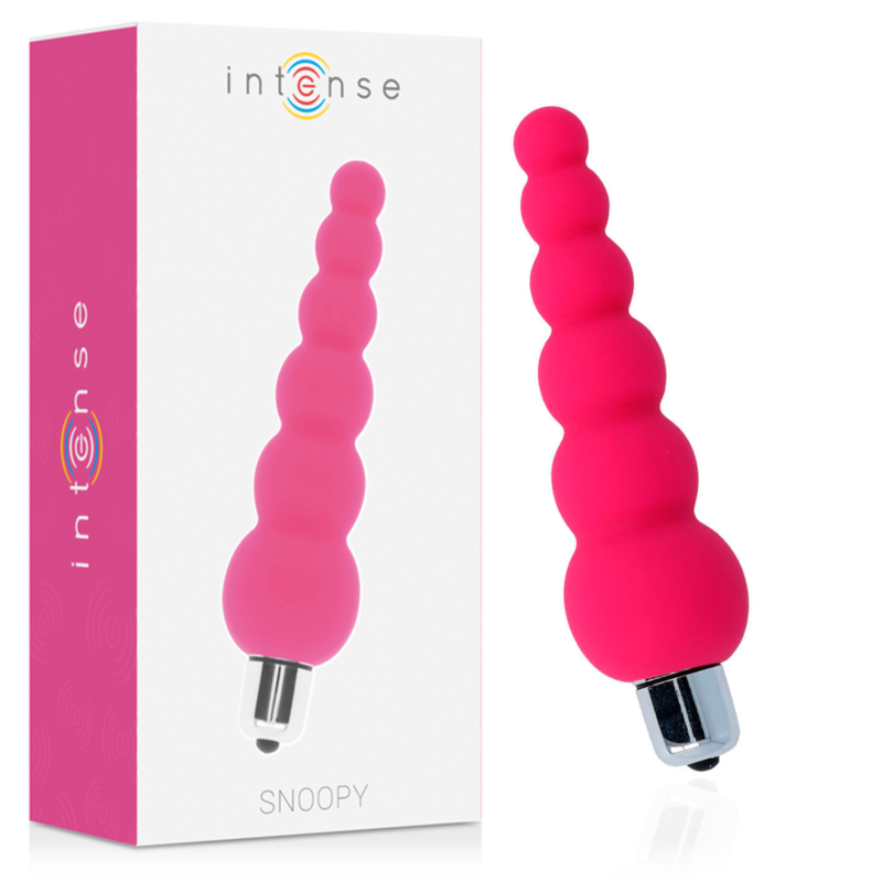 La marca INTENSE ANAL TOYS nos facilita esta imagen de su producto INTENSE - SNOOPY 7 SPEEDS SILICONE ROSA INTENSO para nuestro catálogo.