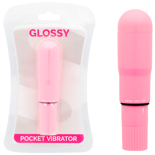 La marca GLOSSY nos facilita esta imagen de su producto GLOSSY - POCKET VIBRADOR ROSA para nuestro catálogo.