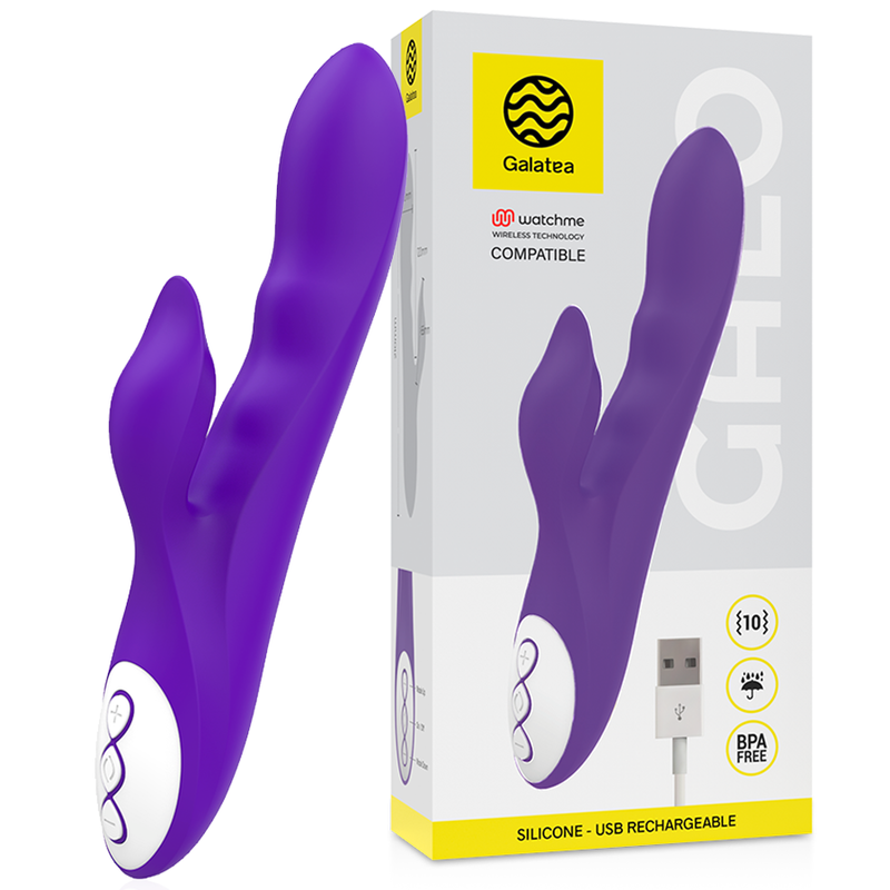 La marca GALATEA nos facilita esta imagen de su producto GALATEA - GALO VIBRADOR LILA COMPATIBLE CON WATCHME WIRELESS TECHNOLOGY para nuestro catálogo.