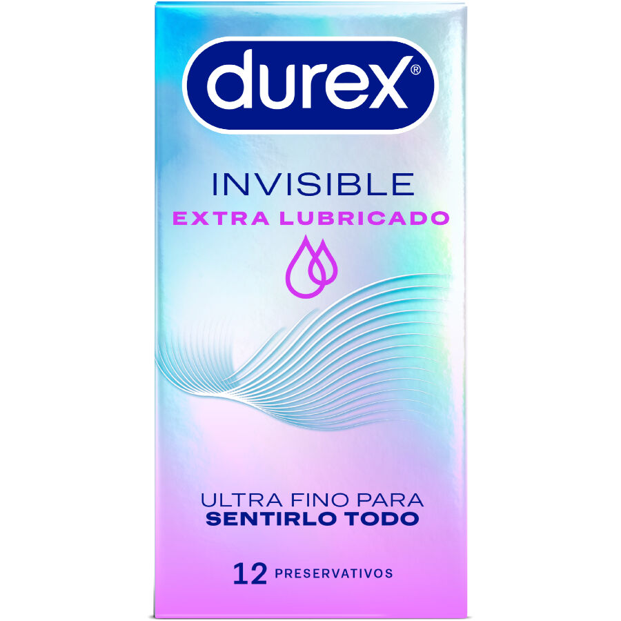 La marca DUREX CONDOMS nos facilita esta imagen de su producto DUREX - PRESERVATIVOS INVISIBLE EXTRA LUBRICADO 12 UNIDADES para nuestro catálogo.