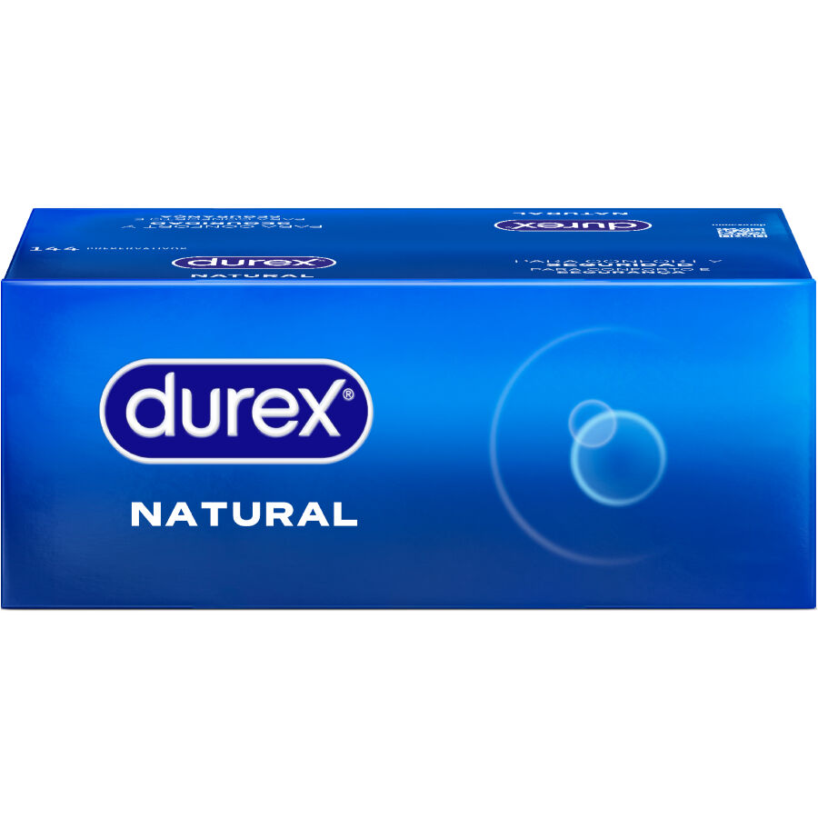 La marca DUREX CONDOMS nos facilita esta imagen de su producto DUREX - PRESERVATIVOS NATURAL 144 UNIDADES para nuestro catálogo.