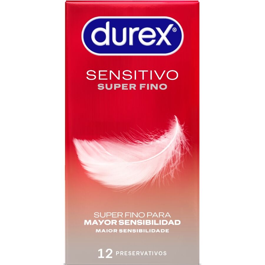 La marca DUREX CONDOMS nos facilita esta imagen de su producto DUREX - SENSITIVO SÚPER FINO 12 UNIDADES para nuestro catálogo.