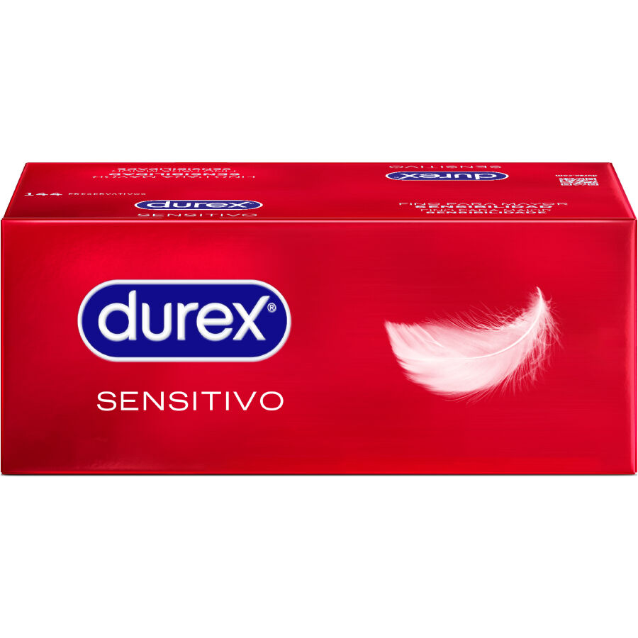 La marca DUREX CONDOMS nos facilita esta imagen de su producto DUREX - PRESERVATIVOS SENSITIVO 144 UNIDADES para nuestro catálogo.