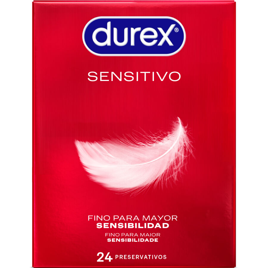 La marca DUREX CONDOMS nos facilita esta imagen de su producto DUREX - PRESERVATIVOS SENSITIVO 24 UNIDADES para nuestro catálogo.