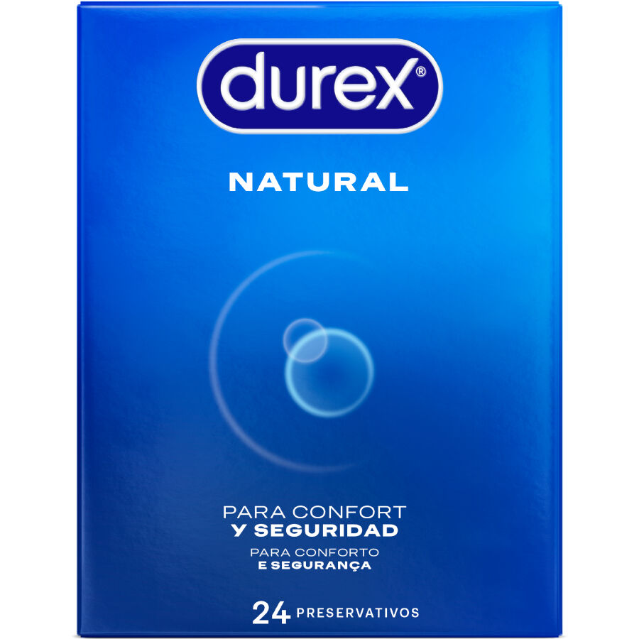 La marca DUREX CONDOMS nos facilita esta imagen de su producto DUREX - PRESERVATIVOS NATURAL 24 UNIDADES para nuestro catálogo.