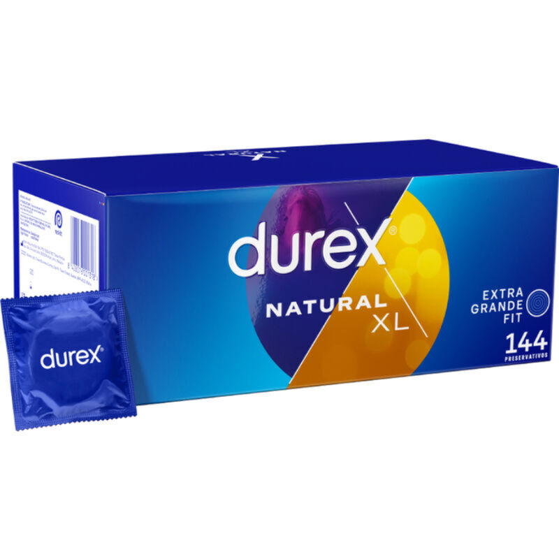 La marca DUREX CONDOMS nos facilita esta imagen de su producto DUREX - EXTRA LARGE XL 144 UNIDADES para nuestro catálogo.