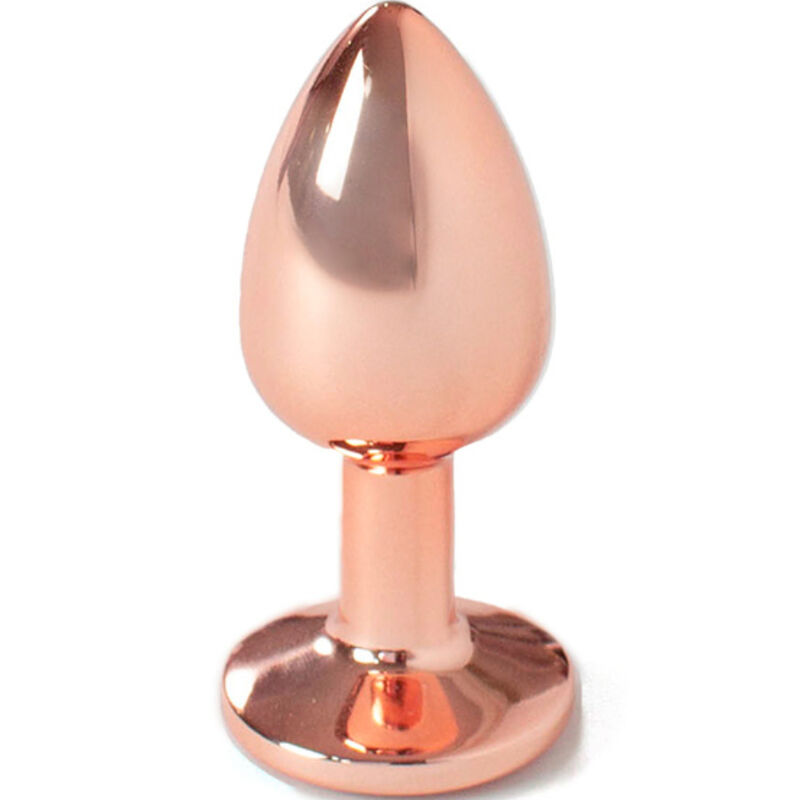 La marca SECRETPLAY TOYS nos facilita esta imagen de su producto SECRETPLAY - METAL BUTT PLUG ORO ROSA TALLA S 7 CM para nuestro catálogo.