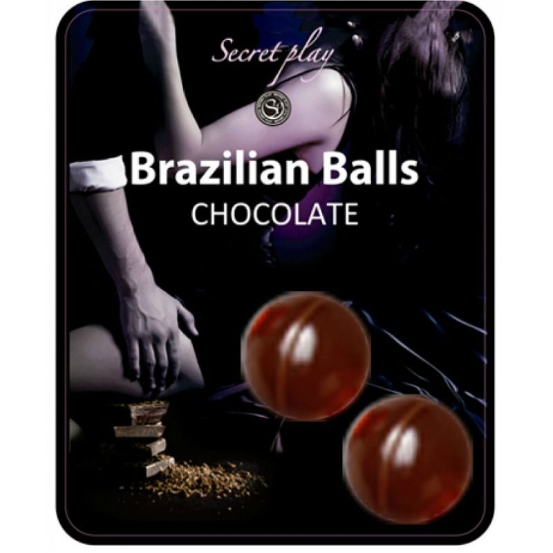 La marca SECRETPLAY COSMETIC nos facilita esta imagen de su producto SECRETPLAY - BRAZILIAN BALLS  CHOCOLATE SET 2 BOLAS para nuestro catálogo.