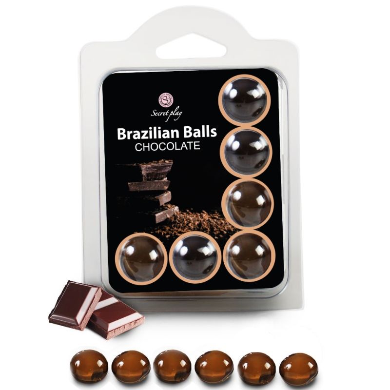 La marca SECRETPLAY COSMETIC nos facilita esta imagen de su producto SECRETPLAY - SET 6 BRAZILIANS BALLS CHOCOLATE para nuestro catálogo.