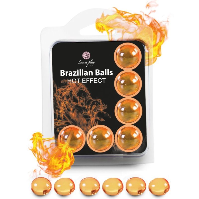 La marca SECRETPLAY COSMETIC nos facilita esta imagen de su producto SECRETPLAY - SET 6 BRAZILIAN BALLS EFECTO CALOR para nuestro catálogo.