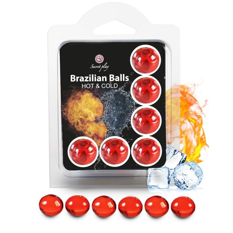 La marca SECRETPLAY COSMETIC nos facilita esta imagen de su producto SECRETPLAY - SET 6 BRAZILIAN BALLS EFECTO FRIO Y CALOR para nuestro catálogo.