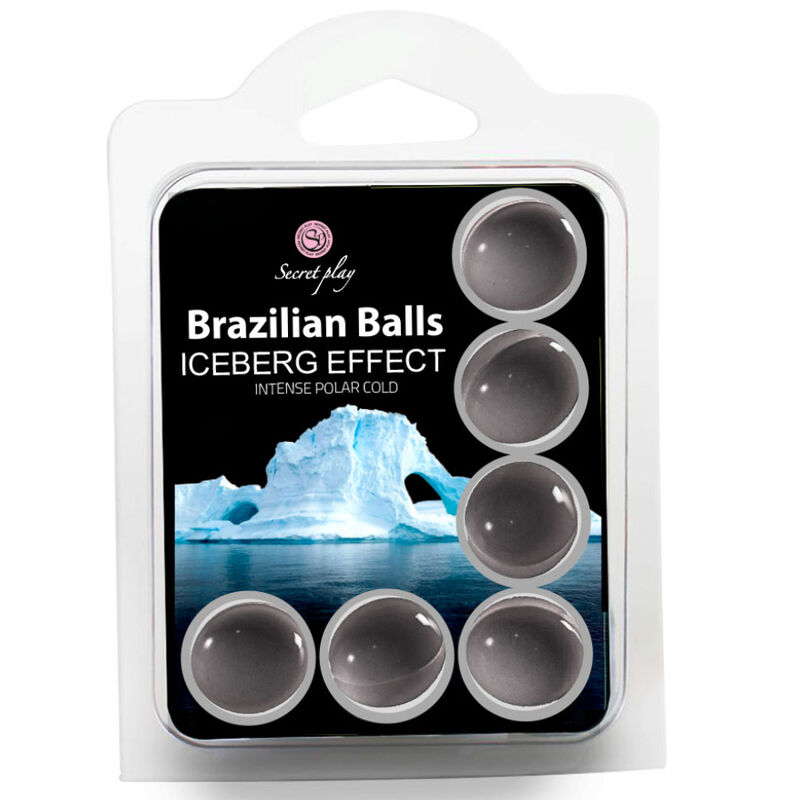 La marca SECRETPLAY COSMETIC nos facilita esta imagen de su producto SECRET PLAY SET 6 BRAZILIAN BALLS EFECTO ICEBERG para nuestro catálogo.