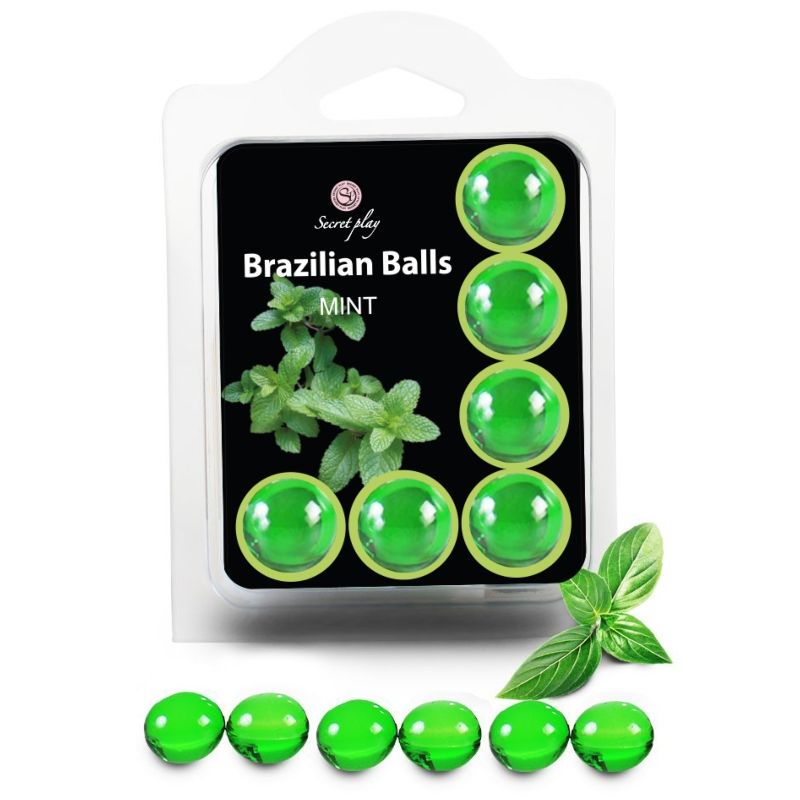 La marca SECRETPLAY COSMETIC nos facilita esta imagen de su producto SECRETPLAY - SET 6 BRAZILIANS BALLS MENTA para nuestro catálogo.