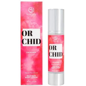 La marca SECRETPLAY COSMETIC nos facilita esta imagen de su producto SECRETPLAY - ORCHID LOCIÓN PIEL DE SEDA PARA MUJERES 50 ML para nuestro catálogo.