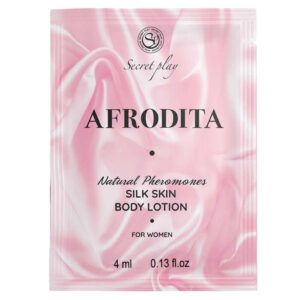 La marca SECRETPLAY COSMETIC nos facilita esta imagen de su producto SECRETPLAY - MONODOSIS LOCION CORPORAL PIEL DE SEDA AFRODITA 4 ML para nuestro catálogo.