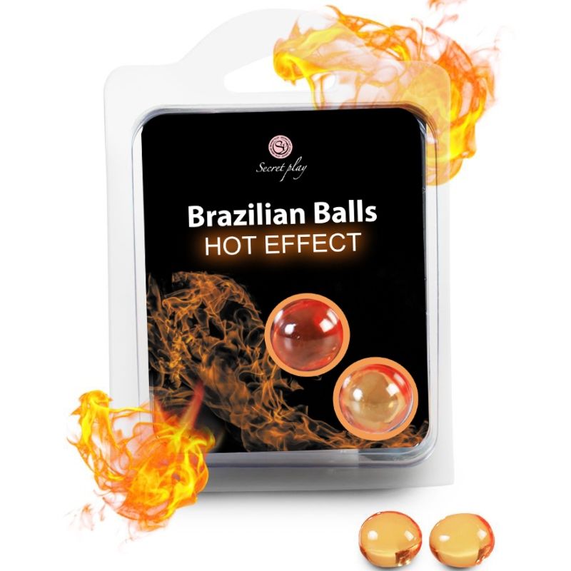 La marca SECRETPLAY COSMETIC nos facilita esta imagen de su producto SECRETPLAY - BRAZILIAN BALLS EFECTO CALOR 2 UNIDADES para nuestro catálogo.