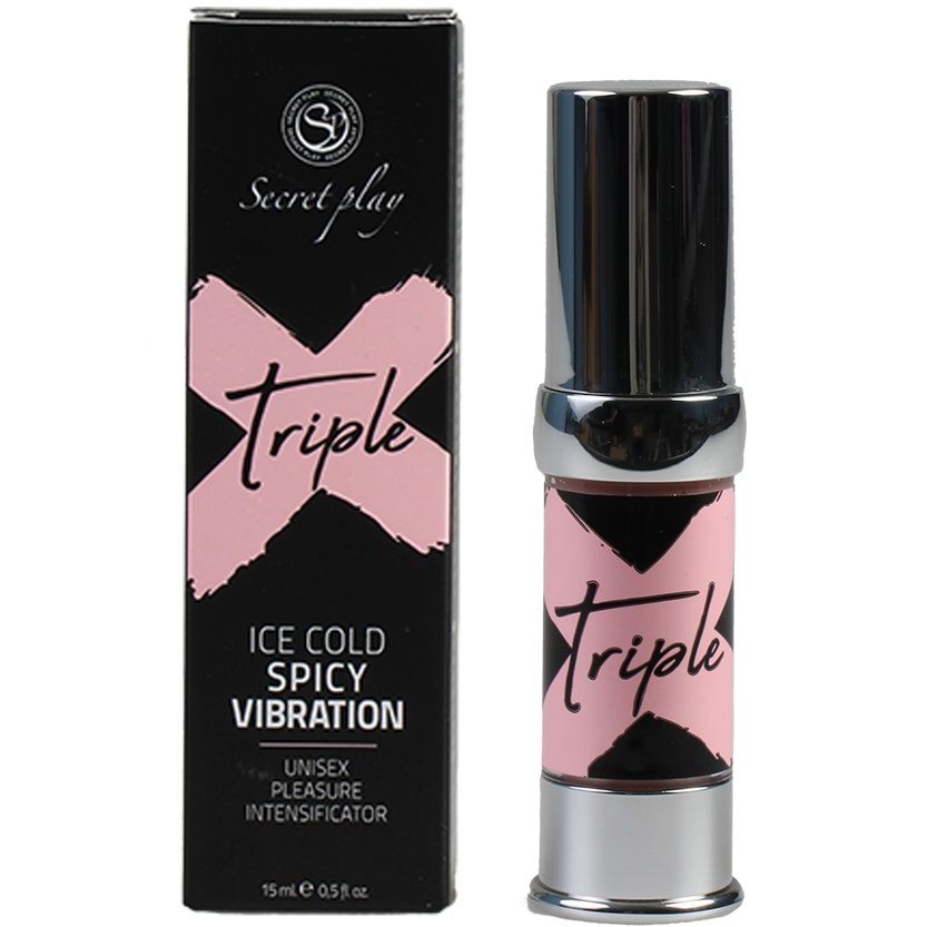 La marca SECRETPLAY COSMETIC nos facilita esta imagen de su producto SECRETPLAY - TRIPLE X UNISEX PLEASURE INTENSIFICATOR para nuestro catálogo.