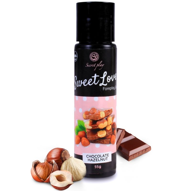 La marca SECRETPLAY COSMETIC nos facilita esta imagen de su producto SECRETPLAY - GEL SWEET LOVE CHOCOLATE CON AVELLANAS 60 ML para nuestro catálogo.