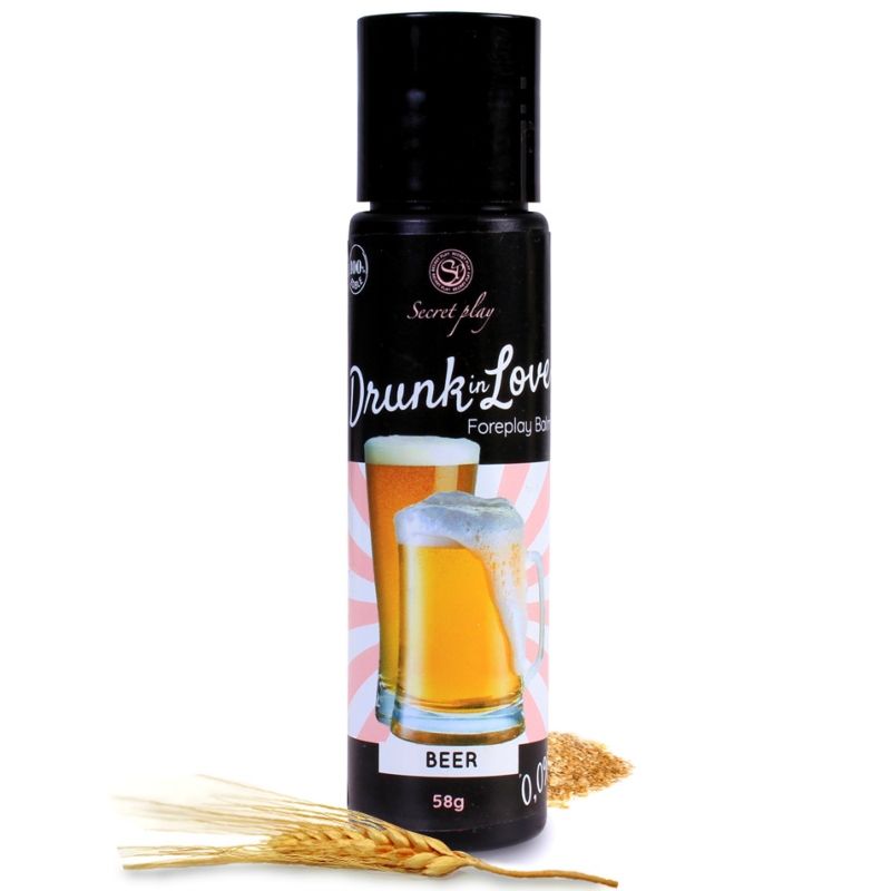 La marca SECRETPLAY COSMETIC nos facilita esta imagen de su producto SECRETPLAY - LUBRICANTE DRUN IN LOVE CERVEZA 60 ML para nuestro catálogo.