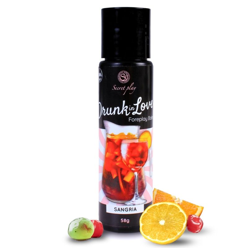 La marca SECRETPLAY COSMETIC nos facilita esta imagen de su producto SECRETPLAY - LUBRICANTE DRUNK IN LOVE SANGRIA 60 ML para nuestro catálogo.