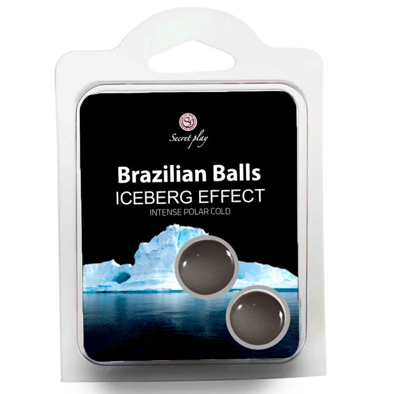 La marca SECRETPLAY COSMETIC nos facilita esta imagen de su producto SECRET PLAY SET 2 BRAZILIAN BALLS EFECTO ICEBERG para nuestro catálogo.