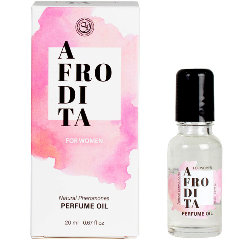 La marca SECRETPLAY COSMETIC nos facilita esta imagen de su producto SECRETPLAY - AFRODITA PERFUME EN ACEITE FEROMONAS MUJER 20 ML para nuestro catálogo.
