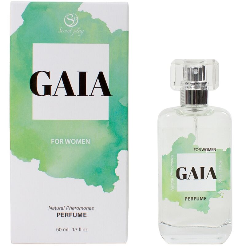 La marca SECRETPLAY COSMETIC nos facilita esta imagen de su producto SECRETPLAY - GAIA PERFUME NATURAL FEROMONAS SPRAY PARA MUJER 50 ML para nuestro catálogo.