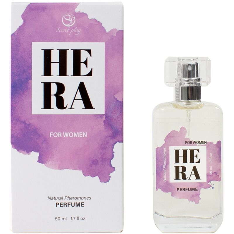 La marca SECRETPLAY COSMETIC nos facilita esta imagen de su producto SECRETPLAY - HERA PERFUME NATURAL FEROMONAS SPRAY PARA MUJER 50 ML para nuestro catálogo.