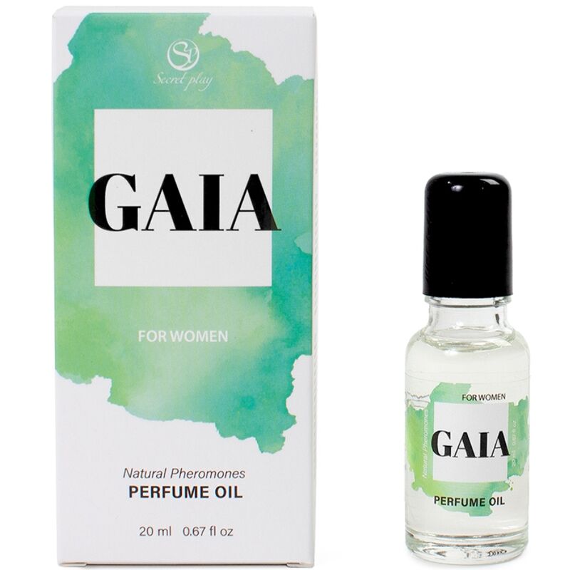 La marca SECRETPLAY COSMETIC nos facilita esta imagen de su producto SECRETPLAY - GAIA PERFUME NATURAL FEROMONAS EN ACEITE PARA MUJER 20 ML para nuestro catálogo.