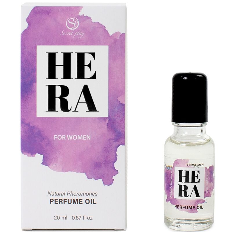 La marca SECRETPLAY COSMETIC nos facilita esta imagen de su producto SECRETPLAY - HERA PERFUME NATURAL FEROMONAS EN ACEITE PARA MUJER 20 ML para nuestro catálogo.