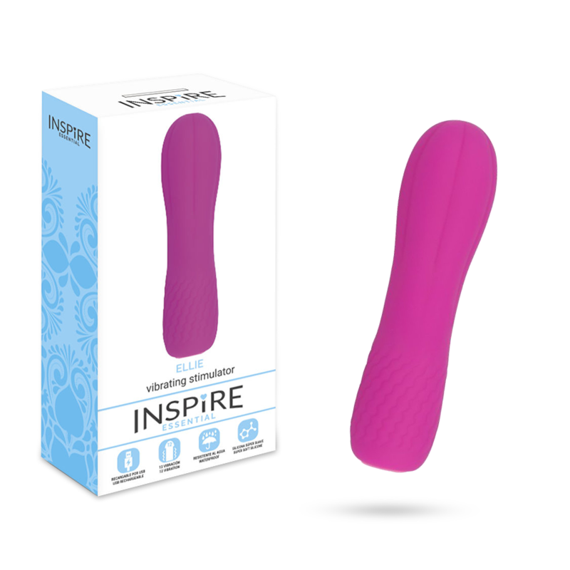 La marca INSPIRE ESSENTIAL nos facilita esta imagen de su producto INSPIRE ESSENTIAL - VIBRADOR ELLIE LILA para nuestro catálogo.