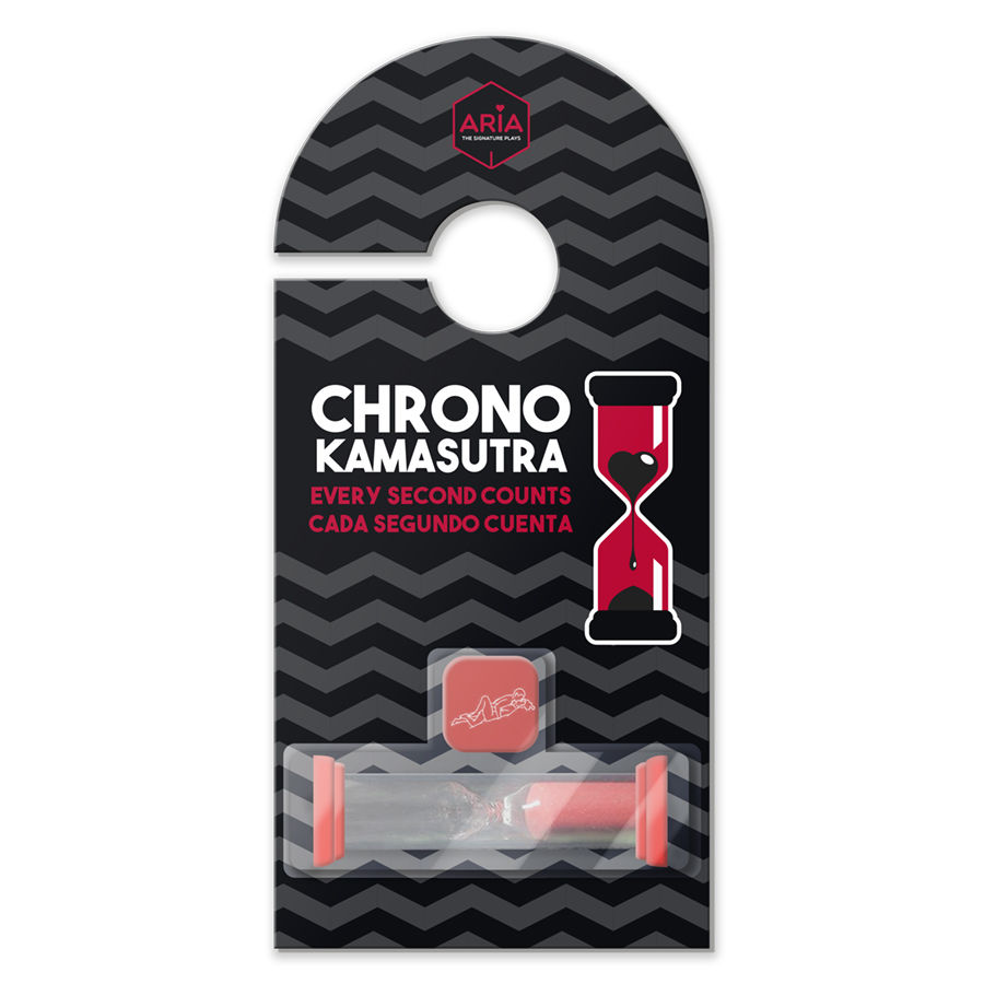La marca ARIA nos facilita esta imagen de su producto ARIA -  CHRONO KAMASUTRA RELOJ ARENA + DADO para nuestro catálogo.