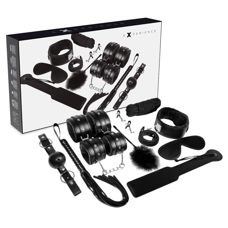 La marca EXPERIENCE nos facilita esta imagen de su producto EXPERIENCE - BDSM FETISH KIT SERIE BLACK para nuestro catálogo.