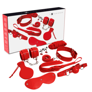 La marca EXPERIENCE nos facilita esta imagen de su producto EXPERIENCE - BDSM FETISH KIT SERIE RED para nuestro catálogo.