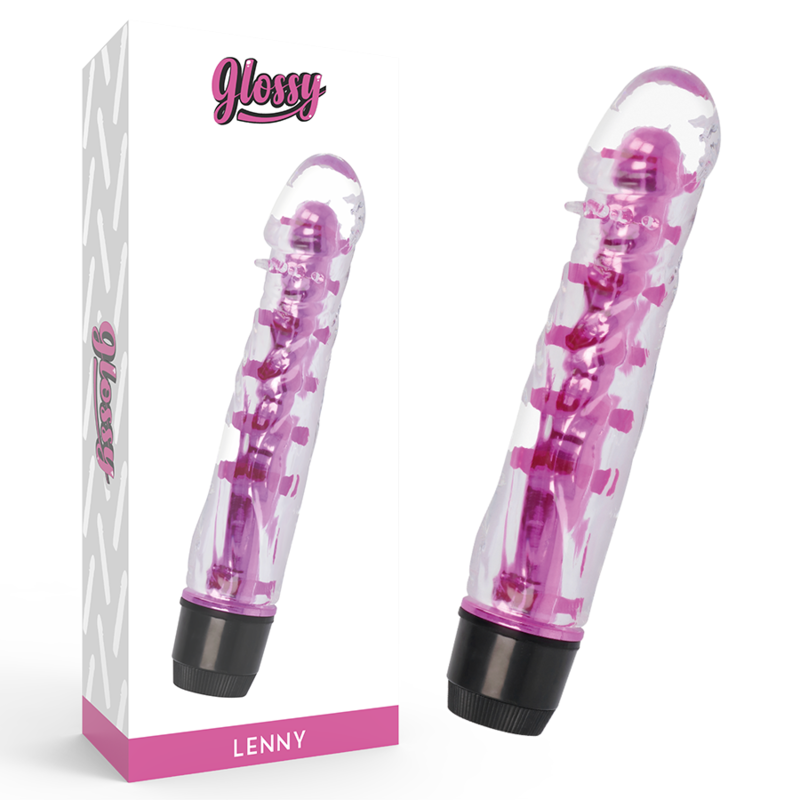 La marca GLOSSY nos facilita esta imagen de su producto GLOSSY - LENNY VIBRADOR ROSA para nuestro catálogo.