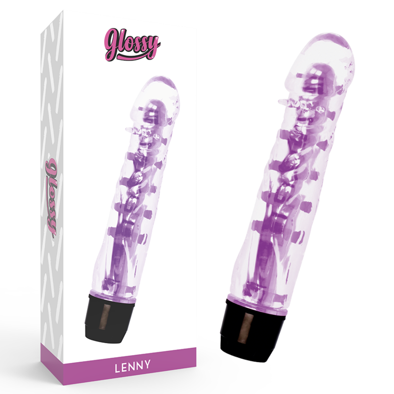 La marca GLOSSY nos facilita esta imagen de su producto GLOSSY - LENNY VIBRADOR LILA para nuestro catálogo.