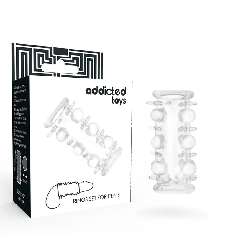 La marca ADDICTED TOYS nos facilita esta imagen de su producto ADDICTED TOYS - FUNDA PENE CLEAR para nuestro catálogo.